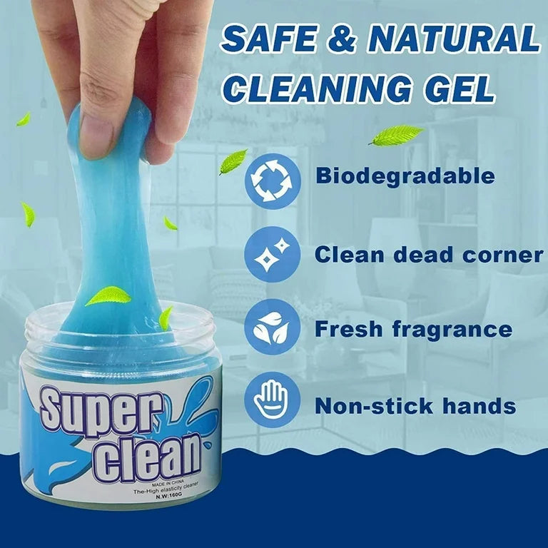 Transform Your Car Cleaning Routine with Our Super Clean Gel - The Ultimate Dust Remover for Interiors and Electronics